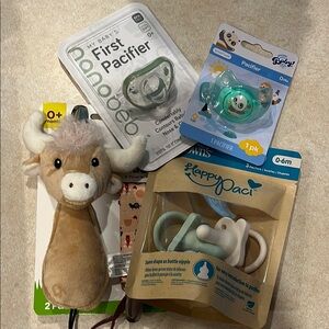 Baby Pacifier and Pacifier Buddy Set